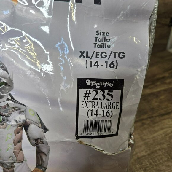 Disguise Overwatch Genji Halloween Muscle Costume Helmet Mask Childs XL (14-16) - Picture 7 of 8